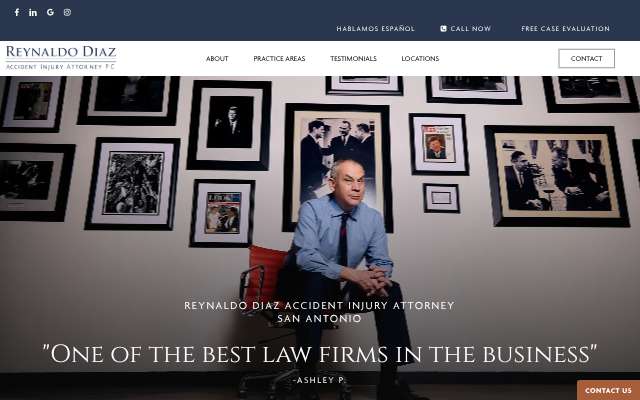 Reynaldo Diaz's page as the assistant saw it