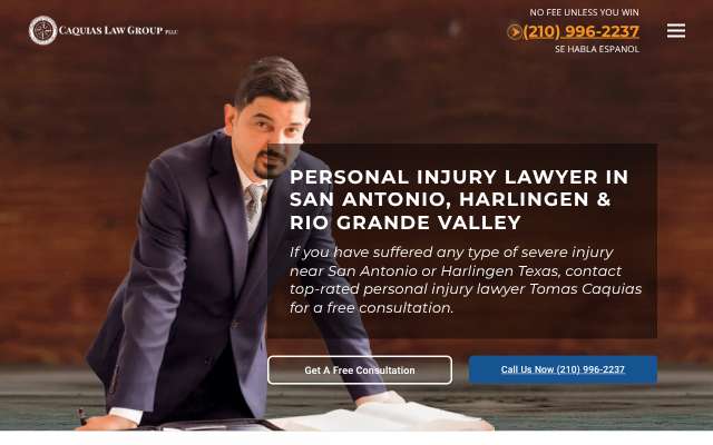 Caquías Law Group, PLLC's page as the assistant saw it