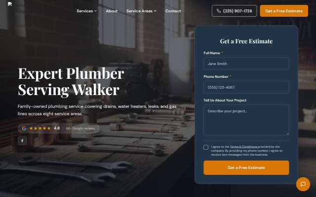 Page cited for Discount Plumbing Repair
