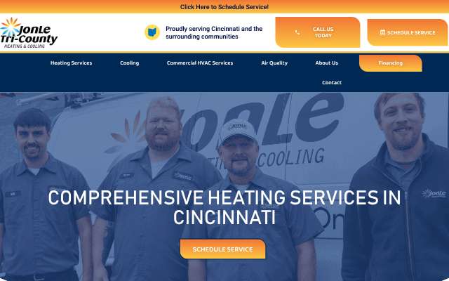 JonLe / Tri-County Heating & Cooling's page as the assistant saw it