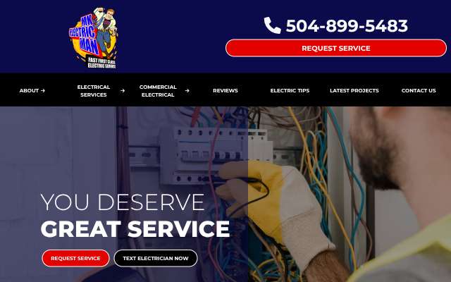 MK Electric Man's page as the assistant saw it