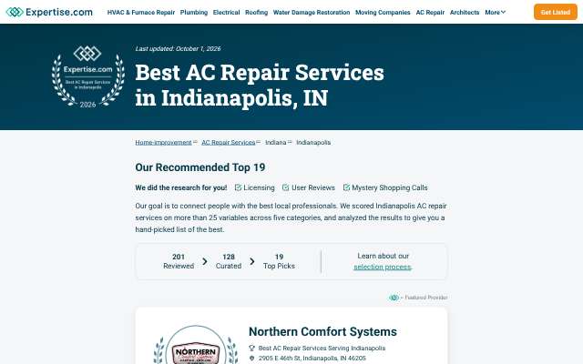Larry Howald Heating Air Conditioning Plumbing's page as the assistant saw it