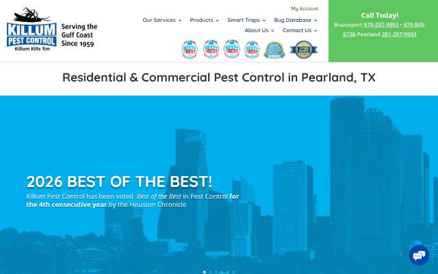 Page cited for Killum Pest Control