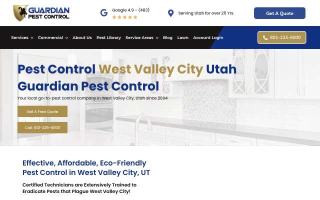 Page cited for Guardian Pest Control