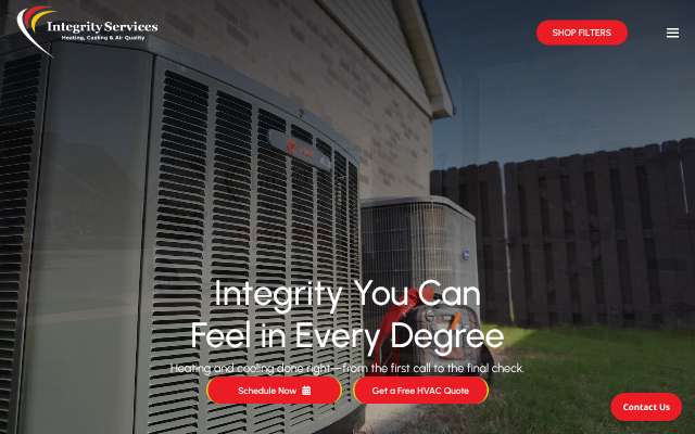 Page cited for Integrity Services Heating and Cooling