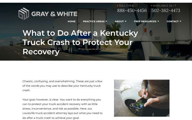 Page cited for Gray and White Law