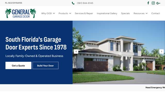 Page cited for General Garage Door