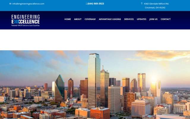 Engineering Excellence Dallas's page as the assistant saw it