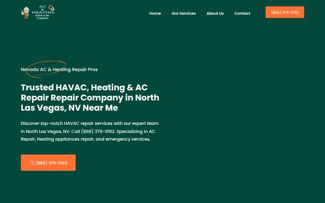 Nevada AC and Heating Repair Pros's page as the assistant saw it