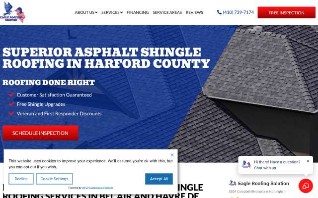 Page cited for Eagle Roofing Solution