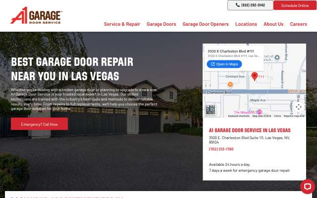 Page cited for American Veteran Garage Door Repair of Las Vegas (A1)
