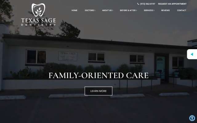 Texas Sage Dentistry (Dr. Eugene Dahl and Dr. Barret Davidson)'s page as the assistant saw it