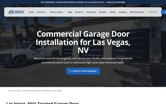 Page cited for Infinity Garage Door Repair