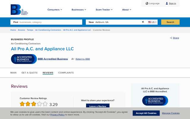 All Pro AC's page as the assistant saw it