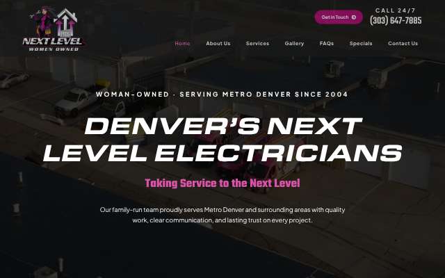 Next Level Pros's page as the assistant saw it