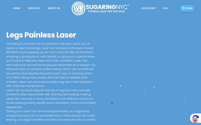SugaringNYC's page as the assistant saw it
