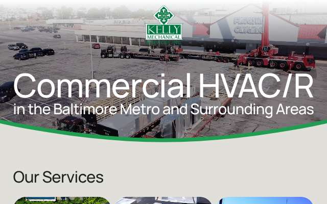 Kelly Mechanical Services's page as the assistant saw it