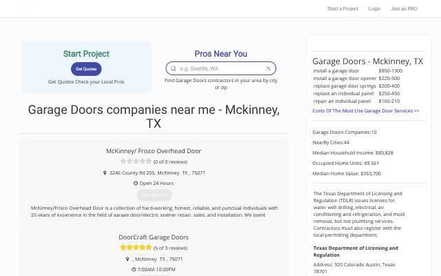 Fast Fix Garage Door / Allstar Garage Door Repair / The Garage Door Man's page as the assistant saw it
