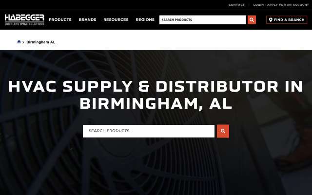 The Habegger Corporation - Birmingham's page as the assistant saw it