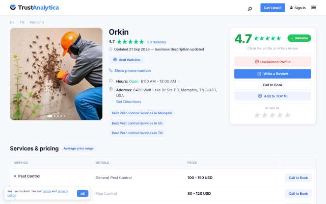 Orkin's page as the assistant saw it