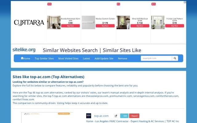 California Air Conditioning Systems Inc.'s page as the assistant saw it