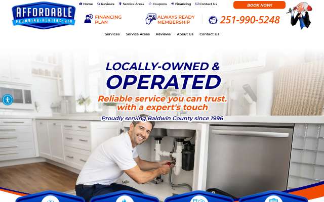 Page cited for Affordable Plumbing, Heating & Air