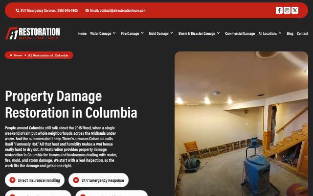 Page cited for A1 Restoration of Columbia