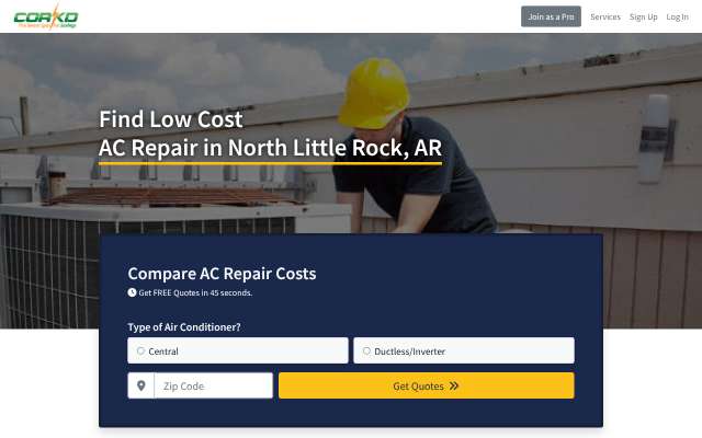 Corkd (North Little Rock)'s page as the assistant saw it