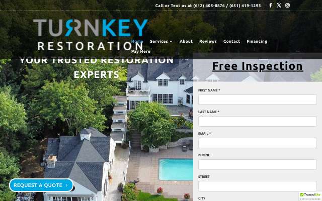 Page cited for Turnkey Restoration