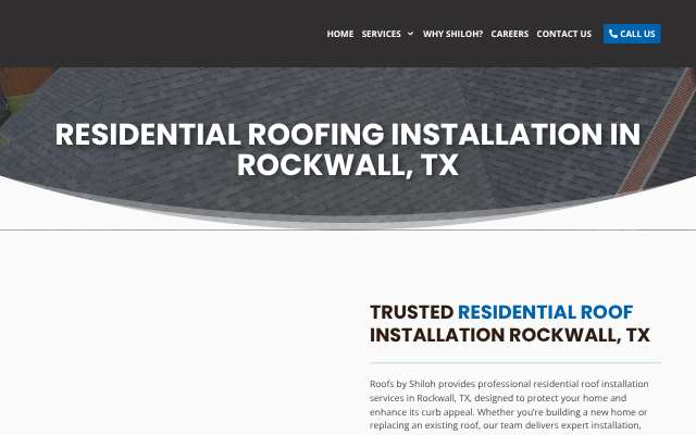 Page cited for Roofs by Shiloh