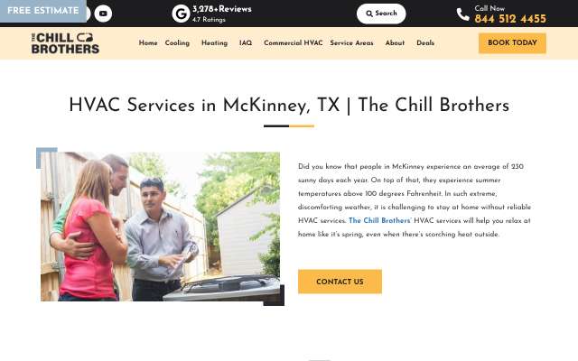 The Chill Brothers's page as the assistant saw it