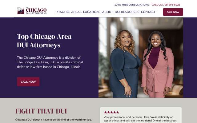 Page cited for The Chicago DUI Attorneys (The Longe Law Firm, LLC)