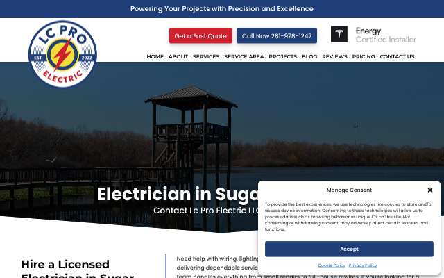 Page cited for LC Pro Electric