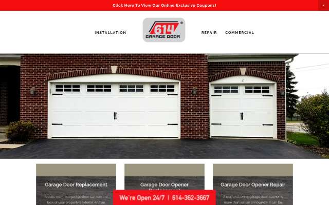 Page cited for 614 Garage Door