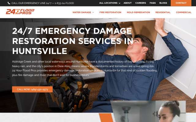 Page cited for 24 Hour Flood Pros of Huntsville