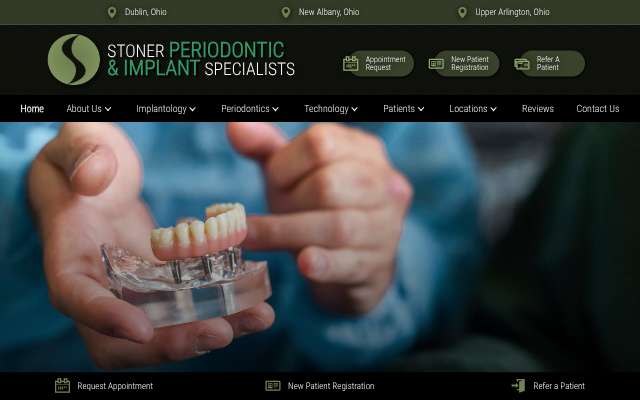 Stoner Periodontic & Implant Specialists's page as the assistant saw it