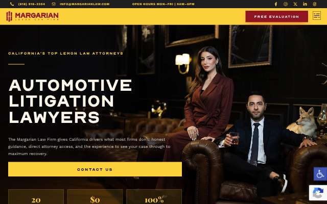 David W. Margarian (Margarian Law)'s page as the assistant saw it
