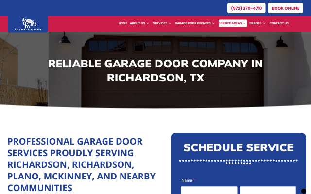 Page cited for Alliance Overhead Door