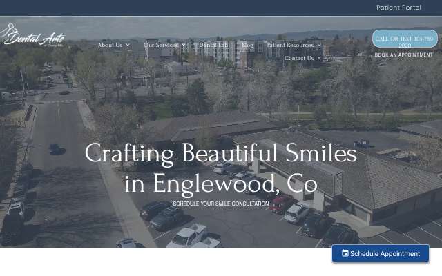 Dental Arts of Cherry Hills's page as the assistant saw it