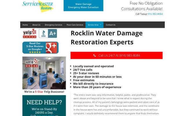 Page cited for ServiceMaster By Johnson