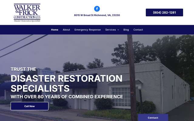 Page cited for Walker & Frick Construction Co.