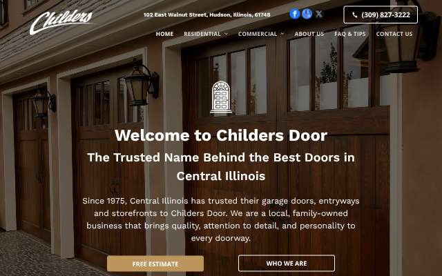 Childers Door Service of Central Illinois's page as the assistant saw it