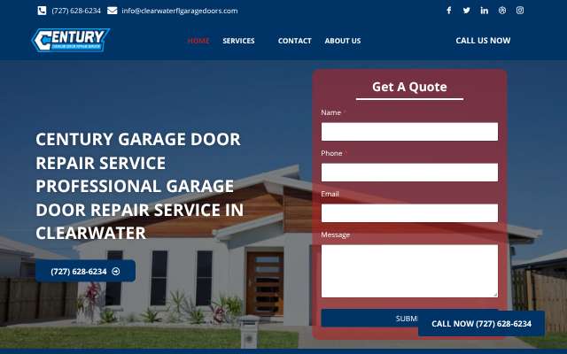 Page cited for Century Garage Door Repair Service