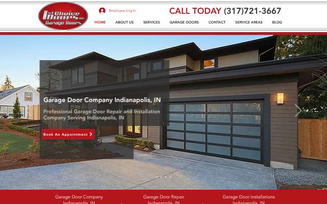 1st Choice Doors LLC's page as the assistant saw it