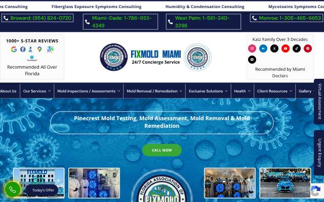 Page cited for FixMold Miami