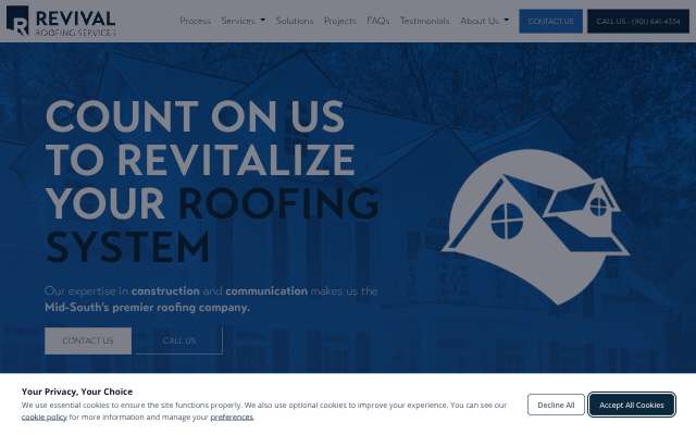 Revival Roofing Services's page as the assistant saw it