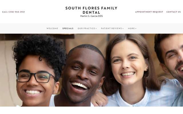 Urgent Dental Care (South Flores Dental)'s page as the assistant saw it