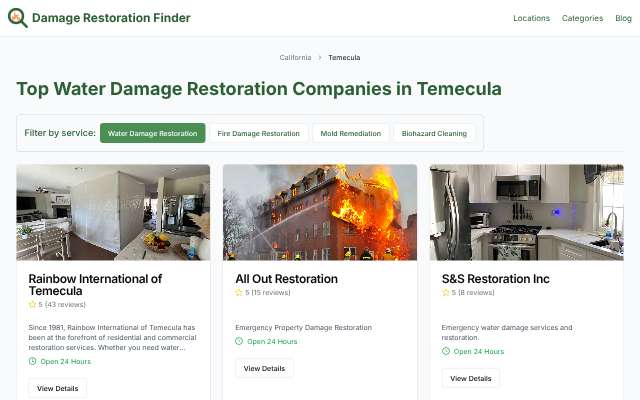 Renovation Pros's page as the assistant saw it