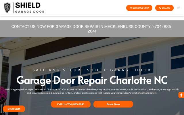 Elite Garage Door Repair and Installation's page as the assistant saw it