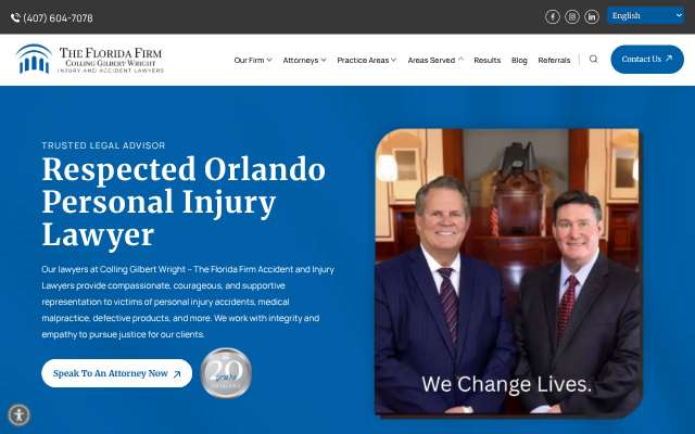 Colling Gilbert Wright & Carter (The Florida Firm)'s page as the assistant saw it